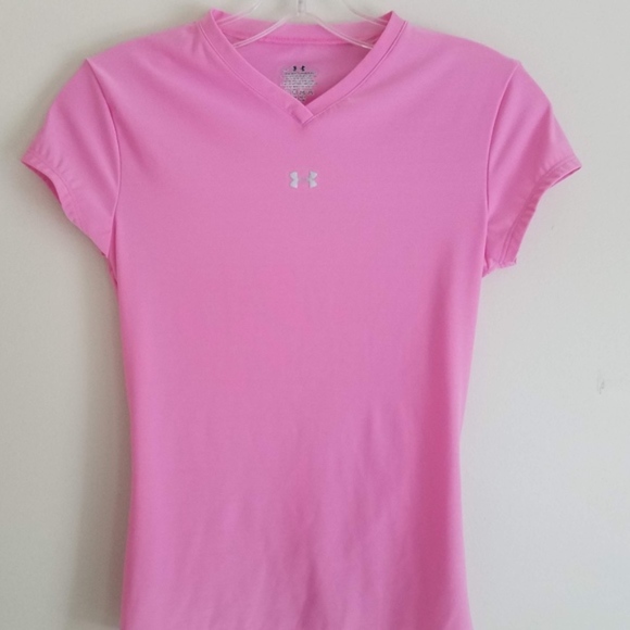 Under Armour Pink Moisture Wicking Shirt - Picture 2 of 5